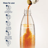 Lipton Sodastream Peach Flavour Ice Tea Sparkling Drink Mix 440ml