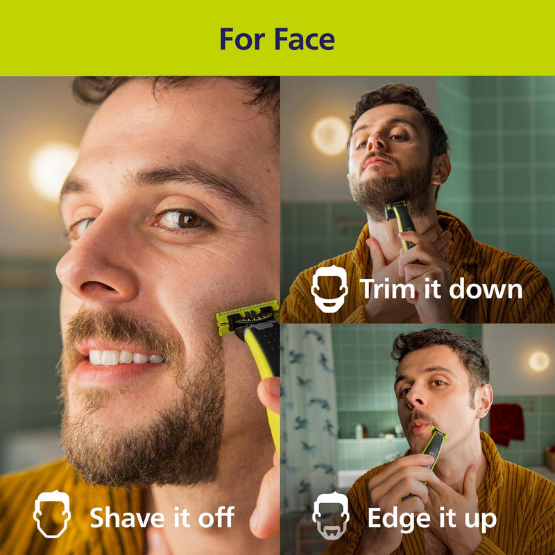 Philips Oneblade 360 face and body shaver, imported from the UK