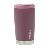 Smash Burgundy Travel Mug Stainless Steel Construction (British brand)