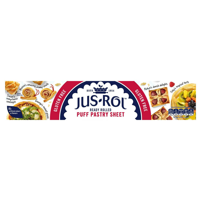 Jus-Rol gluten free puff pastry 280g, UK version