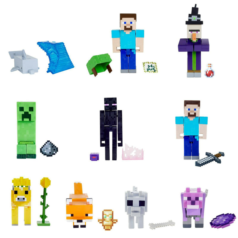 Minecraft Craft-A-Block Figure 3.25-inch Scale, imported from the UK