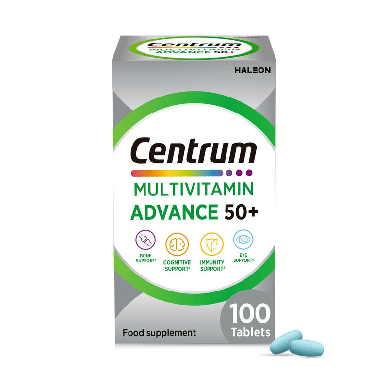 Centrum Advance 50+ Multivitamin tablets 100 - British product