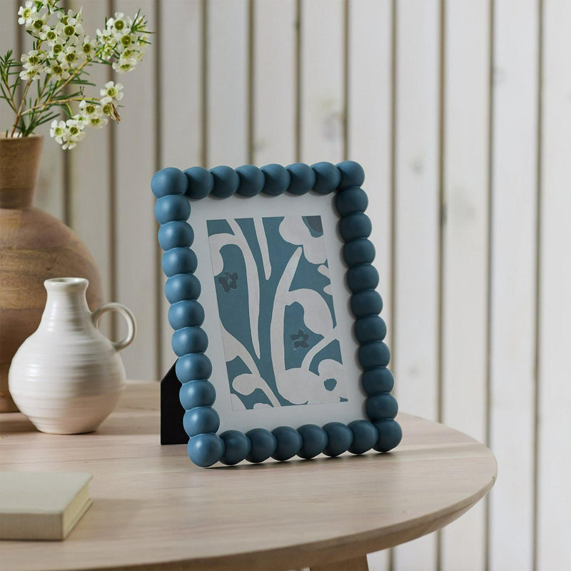 Habitat blue bobble picture frame 5x7 inches, UK version