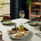 Habitat Riko Oval Porcelain Serving Platter - White
