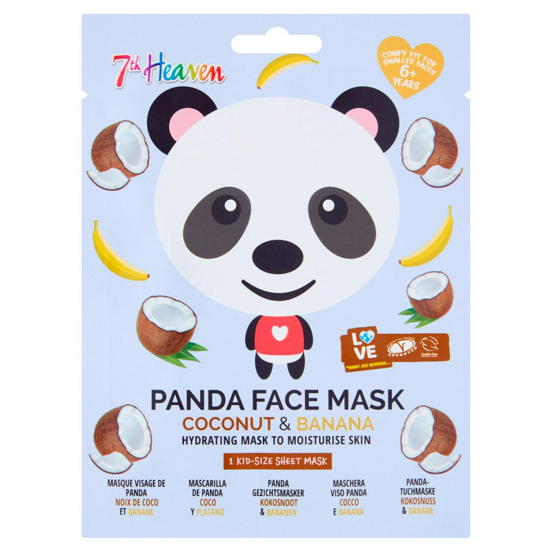 7th Heaven Panda Face Mask Coconut Banana, UK version