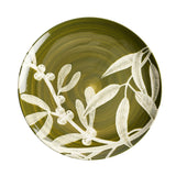 Habitat Floral Stoneware Dinner Plate Green, UK version