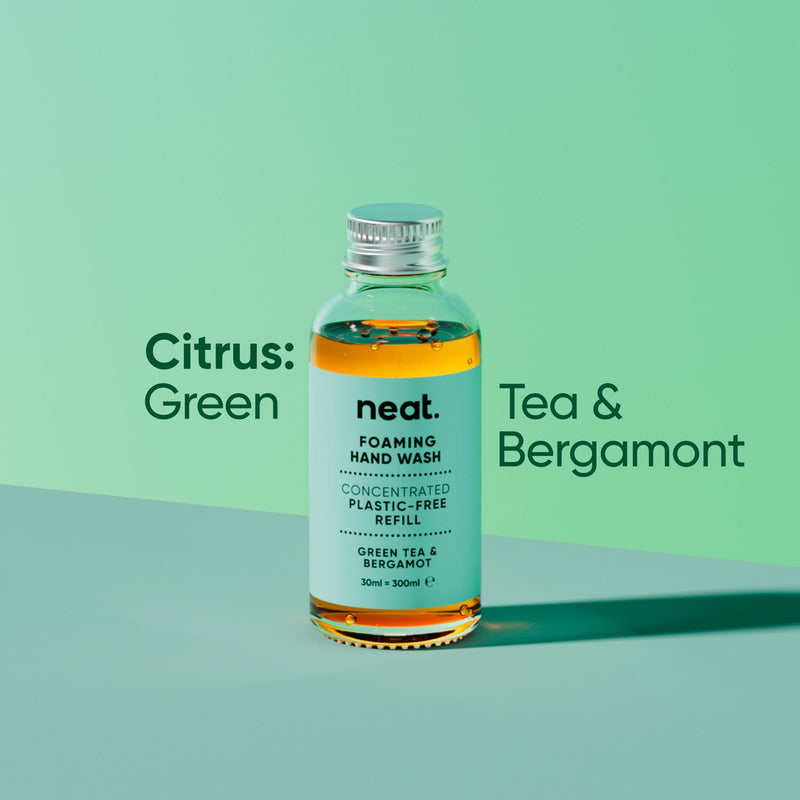 Neat Green Tea Hand Wash Refill 30ml imported from the UK