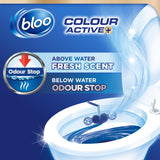 Bloo Colour Active+ Bleach Rim Blocks 2 x 50g - British product