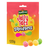 Rowntree's Jelly Tots Squidgers Fruit Flavoured Sweets 120g, imported from the UK