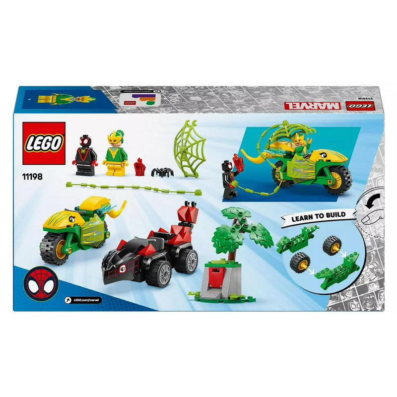 LEGO Marvel Spidey vehicle chase building set 124 pieces, UK version