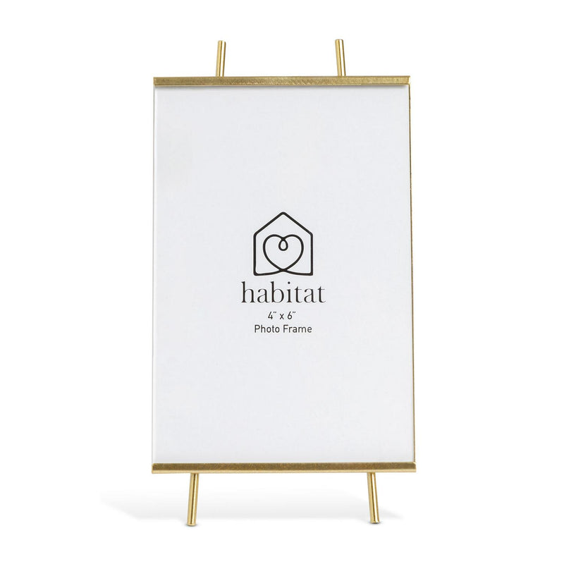 Habitat Easel Photo Frame Gold 18x10cm, UK version