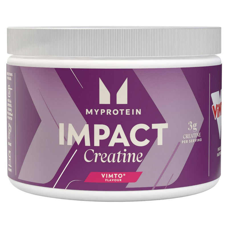 MyProtein creatine powder Vimto flavour 153g, imported from the UK