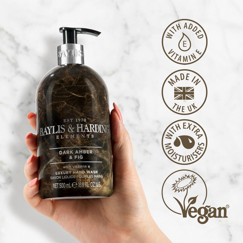 Baylis & Harding Elements Dark Amber & Fig Luxury Hand Wash 500ml