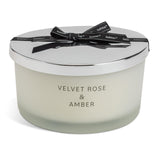 Habitat Luxe Scented Candle with Lid - Velvet Rose & Amber