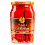 Melis roasted red peppers with garlic 680g, imported from the UK