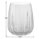 Habitat Teal Japonica Tumbler Glass 350ml, UK version