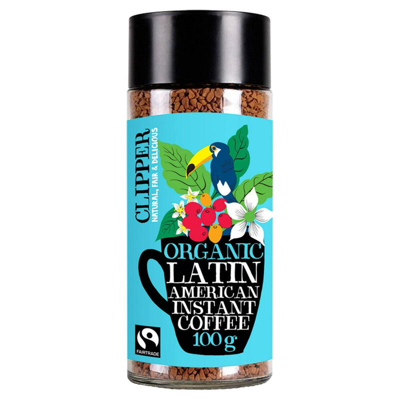 Clipper Organic Latin American Instant Coffee 100g - British product