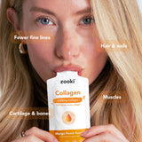 Zooki liquid collagen mango peach 15ml supplement (British brand)