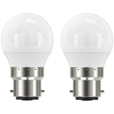 Sainsbury's Home Pack of 2 LED Mini Globe 40W BC Light Bulb