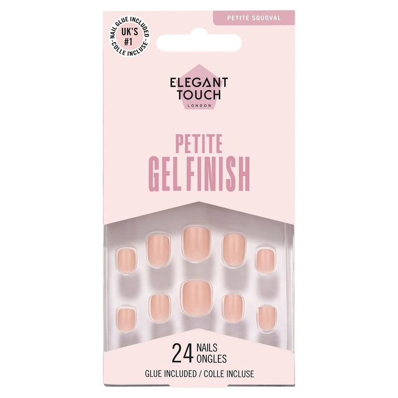 Elegant Touch London Petite Gel Finish Peach Tea Nails x24