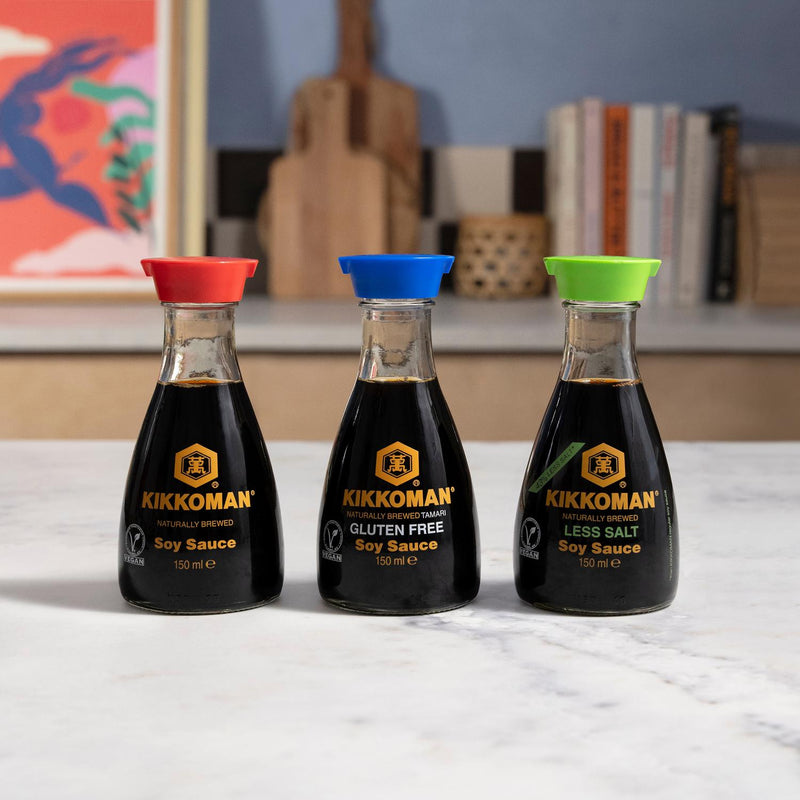 Kikkoman Soy Sauce Reduced Salt 150g, UK version