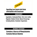 Schweppes Slimline Tonic Water bottle 1L (British brand)