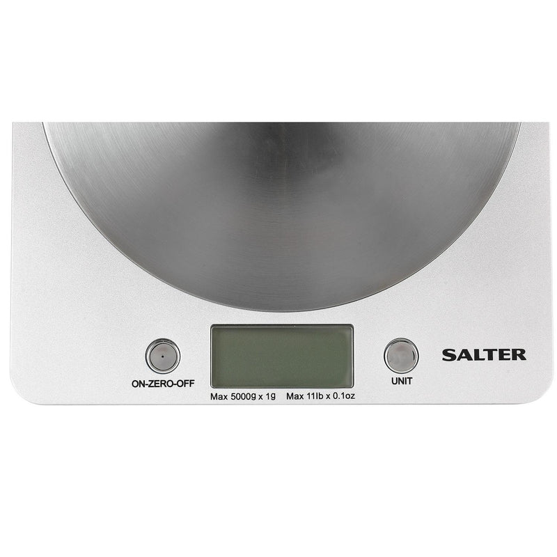 Salter electronic kitchen scale silver (British brand)