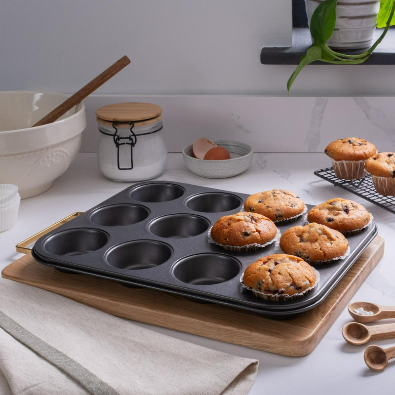 Habitat 12 Cups Non Stick Muffin Tray