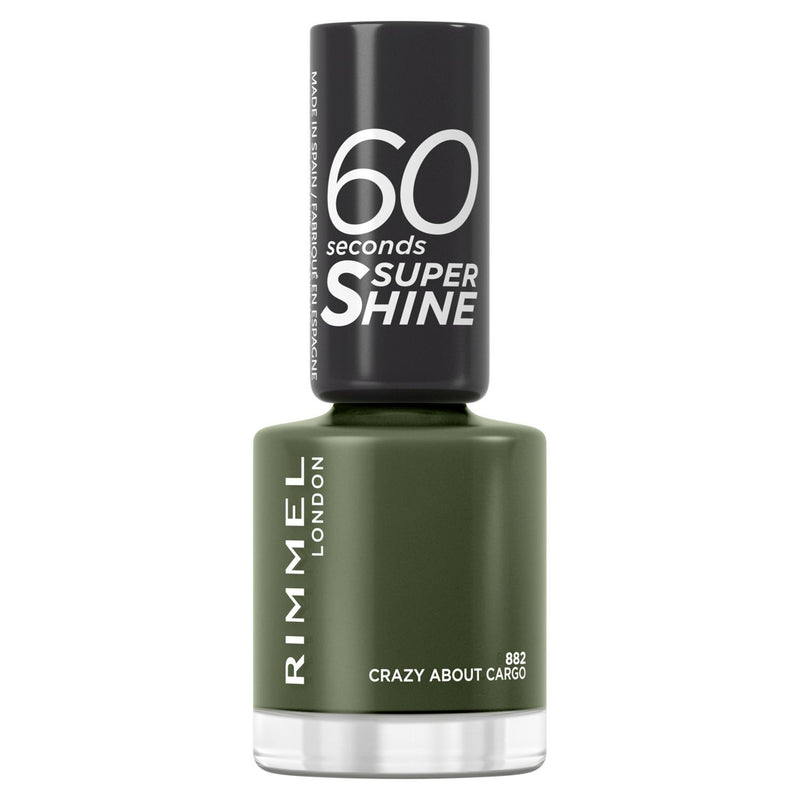 Rimmel London Nail Polish Crazy about Cargo 8ml, imported from the UK