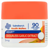 Odourless Garlic and Vitamin B1 Heart Function Supplement Tablets 90 count