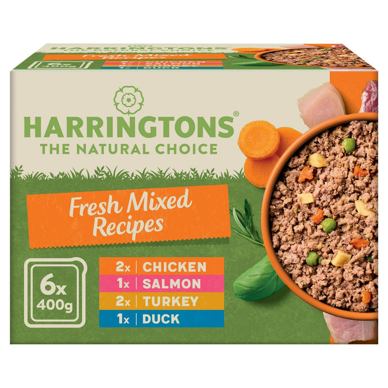 Harringtons Fresh Mixed Recipes Dog Food 6 x 400g, UK version