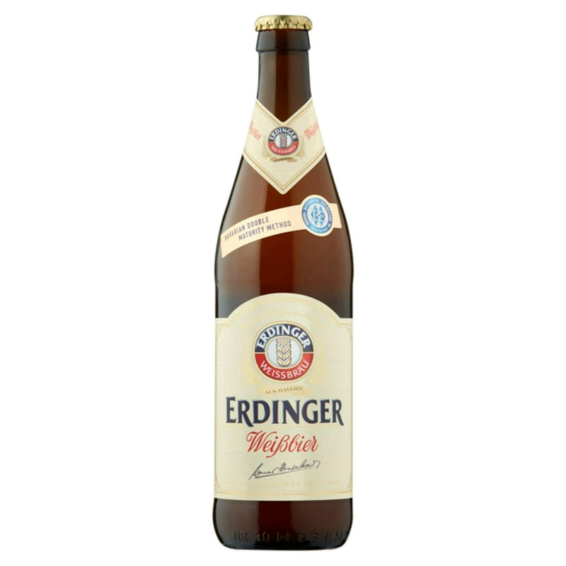Erdinger Weissbier wheat beer bottle 500ml - British product