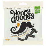 Henry Goode's soft black liquorice sweets 200g, UK version