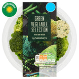 Sainsbury's Green Vegetable Selection with Mint Butter 260g