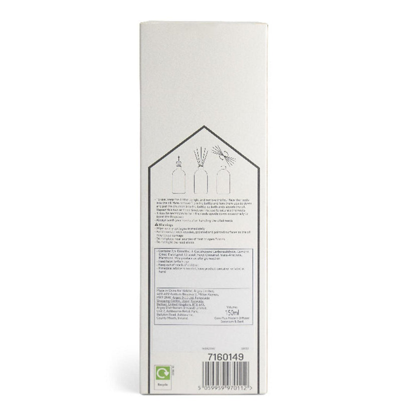 Habitat Reed Diffuser Geranium & Basil 150ml, UK version