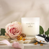 Habitat Large Candle Velvet Rose & Amber 10cm, UK version