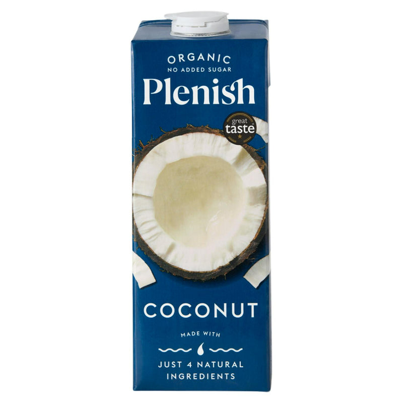 Plenish Organic Coconut Rice Drink 1L, imported from the UK