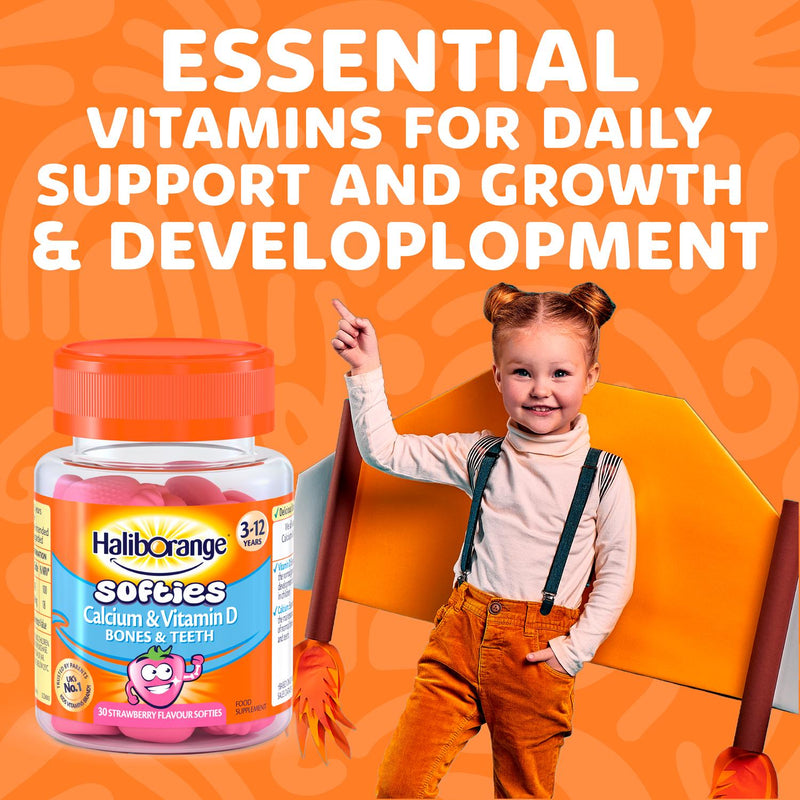 Haliborange Kids Vitamin D Softies Strawberry 30 Pack, UK version