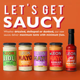 Leon hot honey sriracha sauce with blossom honey 155ml, UK version