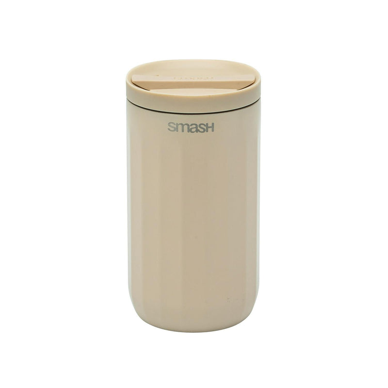 Smash Linear Beige travel coffee cup (British brand)
