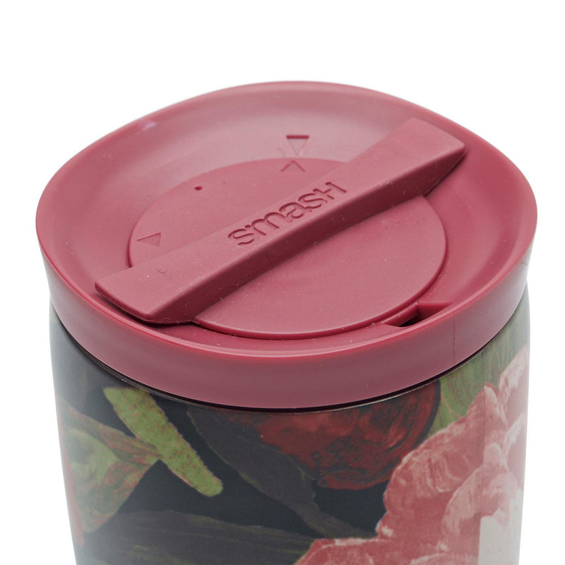 Smash Floral Coffee Cup travel mug 8 x 6 x 15cm (British brand)