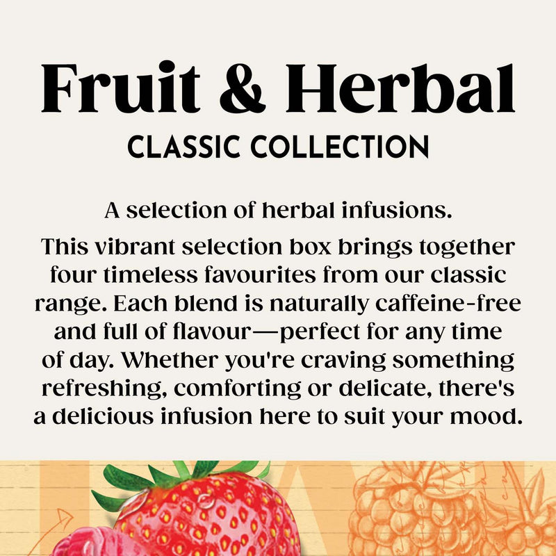 Twinings Fruit and Herbal Collection tea bags 35g (British brand)