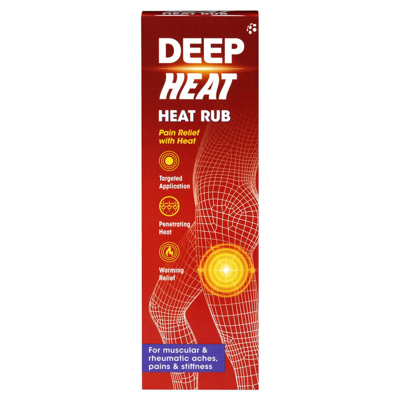 Deep Heat Heat Rub analgesic 100g - British product