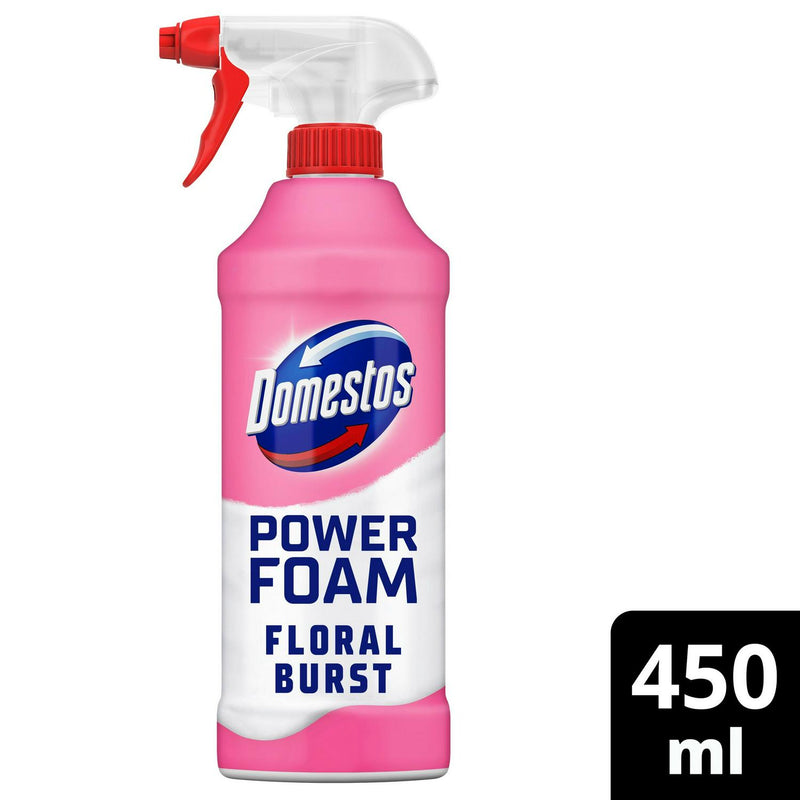Domestos Toilet Cleaner Spray Floral Burst 450ml - British product