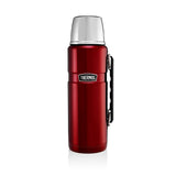 Thermos red stainless steel flask 1.2L capacity (British brand)