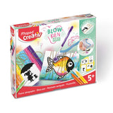 Helix Maped Blow Art Craft Kit with Felt Pens, UK version