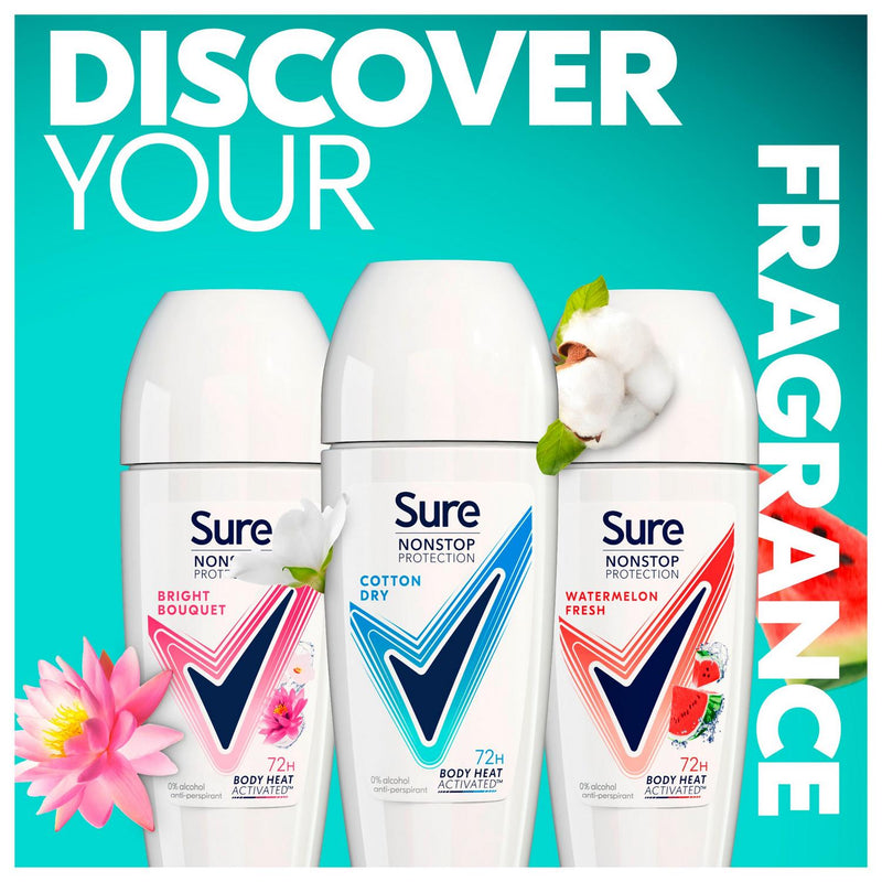 Sure Women Antiperspirant Deodorant Roll On 50ml (British brand)