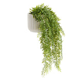Sainsbury's Home Artificial Hanging Fern in Ceramic Pot
