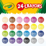 Crayola Assorted Wax Crayons 24 Pack - British product