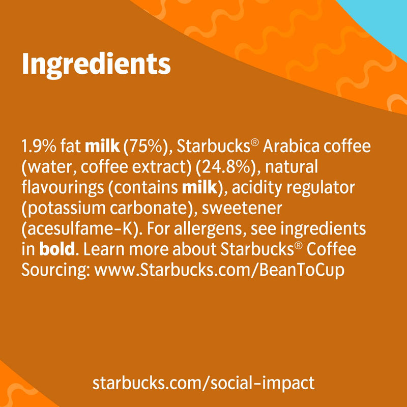 Starbucks Caramel Frappuccino Iced Coffee 250ml (British brand)